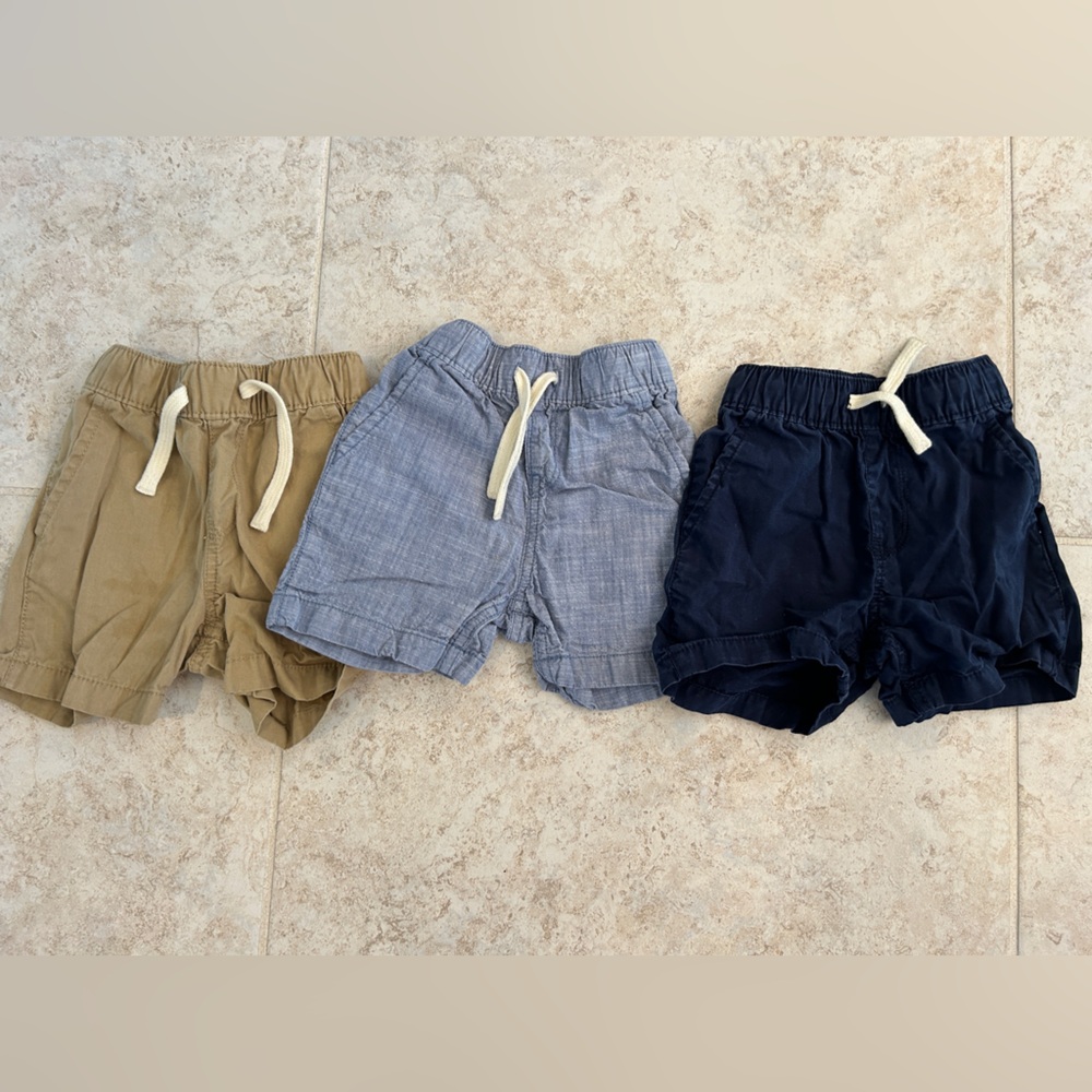 The Children's Place Toddler Boy Pull-On Twill Jogger Shorts Bundle
